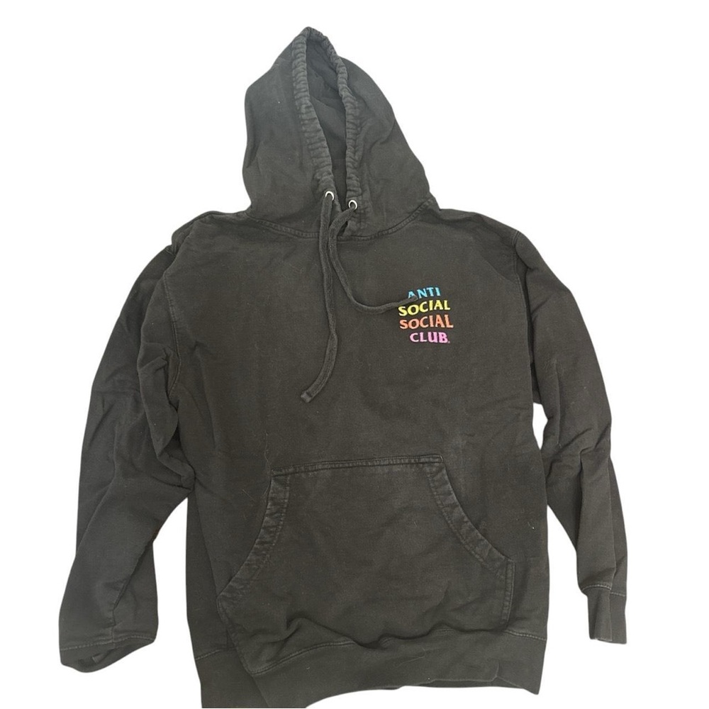 anti social social club black hoodie